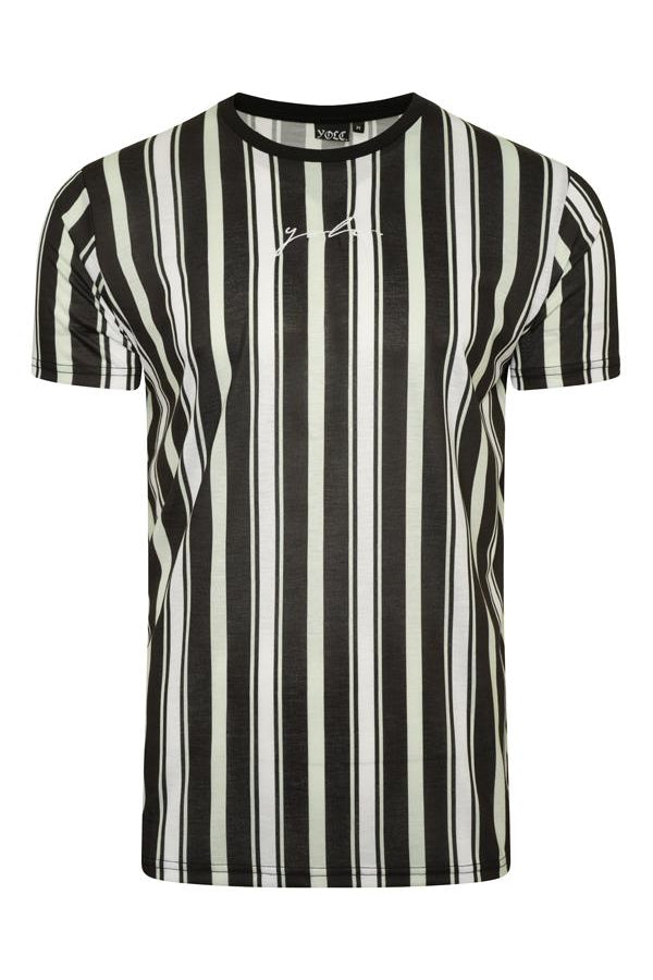 Signature Stripe T-Shirt Mint Black