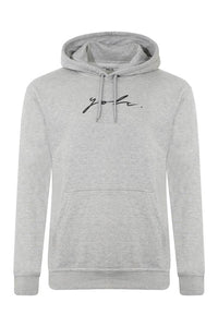Signature Hoodie Heather Grey Black