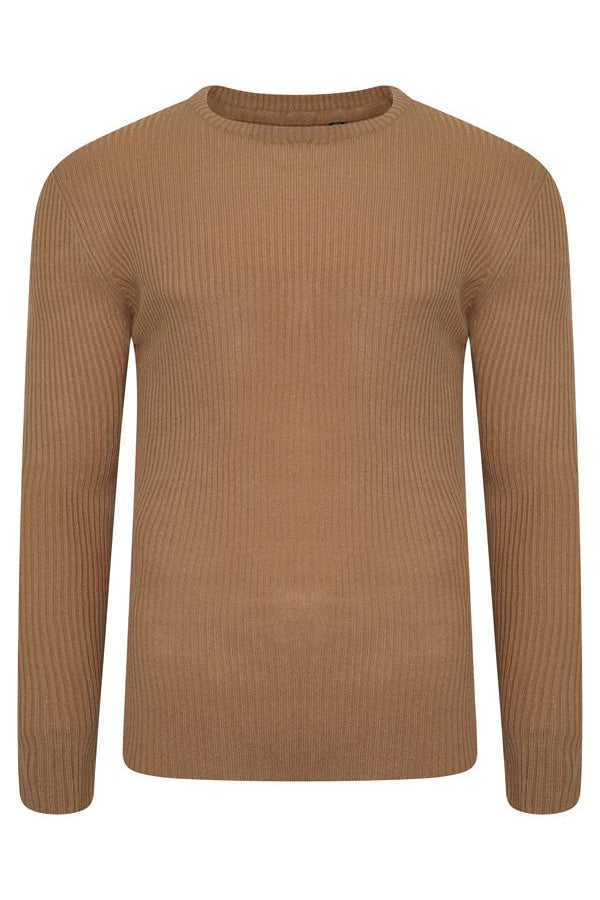 Muscle Fit Knit Tan