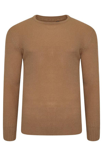 Muscle Fit Knit Tan