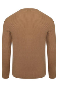 Muscle Fit Knit Tan