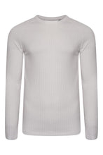 Load image into Gallery viewer, Crew Ribbed Knit White
