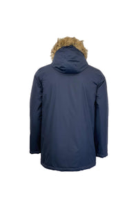 Fur Hood Parka Navy