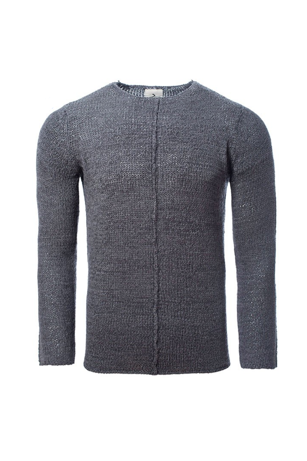 Longline Seam Knit Charcoal