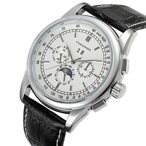 Automatic Night Day Watch White