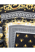 Load image into Gallery viewer, Baroque Long Sleeve Silky Shirt Black