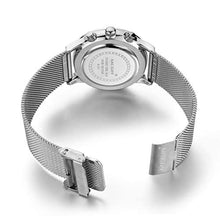 Load image into Gallery viewer, Chrono Mesh Watch Silver