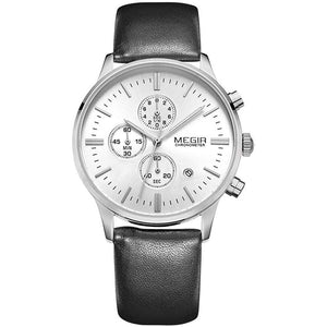 Classic Chrono Watch Silver