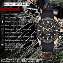 Load image into Gallery viewer, Daytona Watch Black Rose Gold