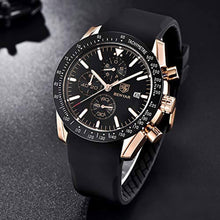 Load image into Gallery viewer, Daytona Watch Black Rose Gold