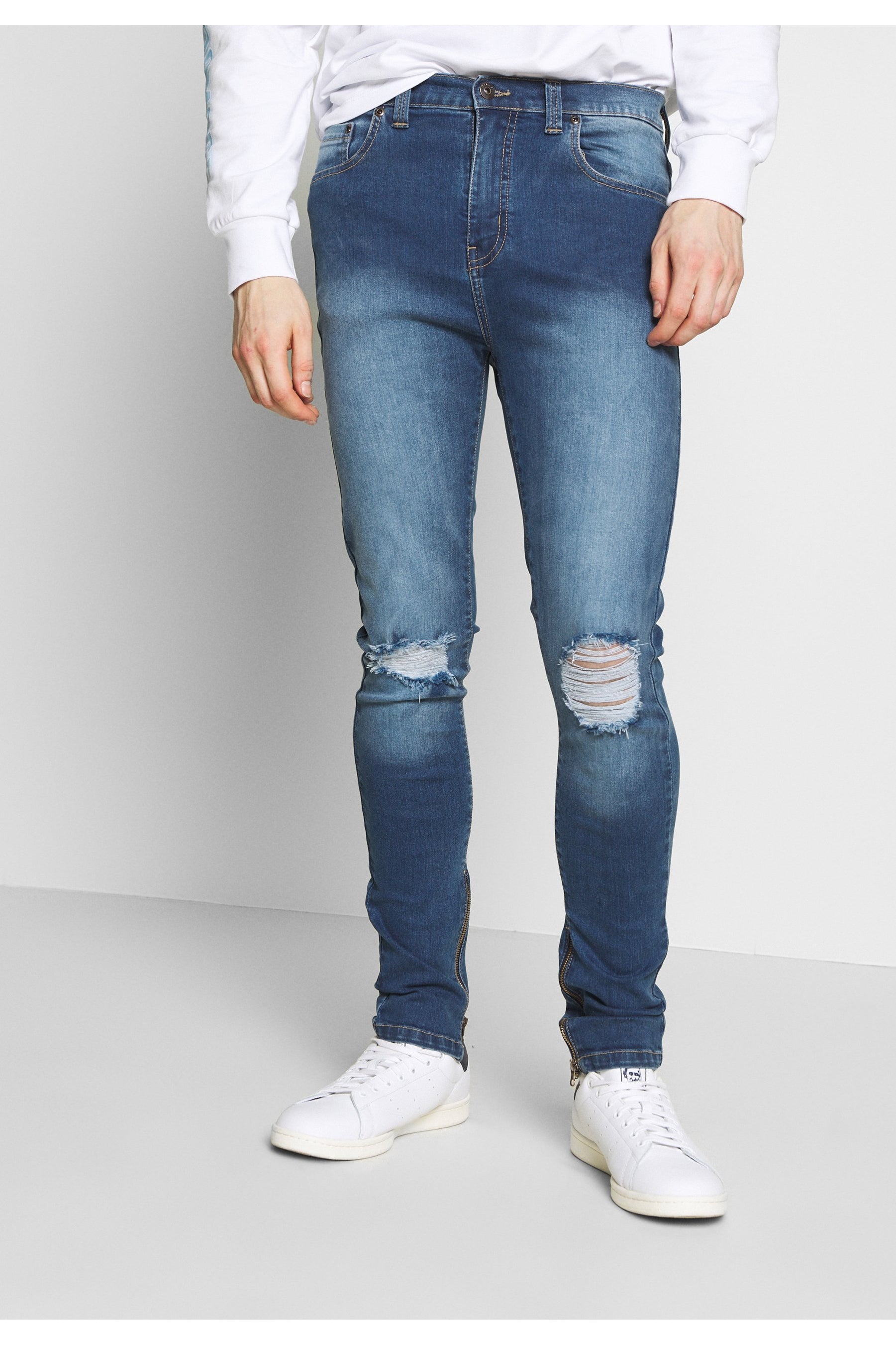 Skinny Jeans Zip Blue
