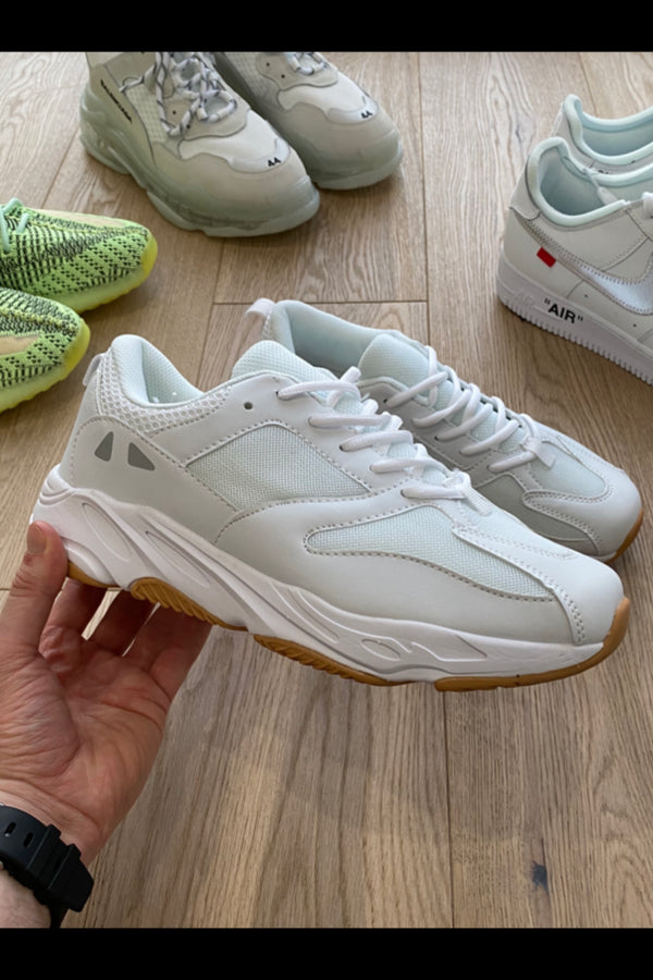 Chunky Trainers All White