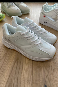 Chunky Trainers All White
