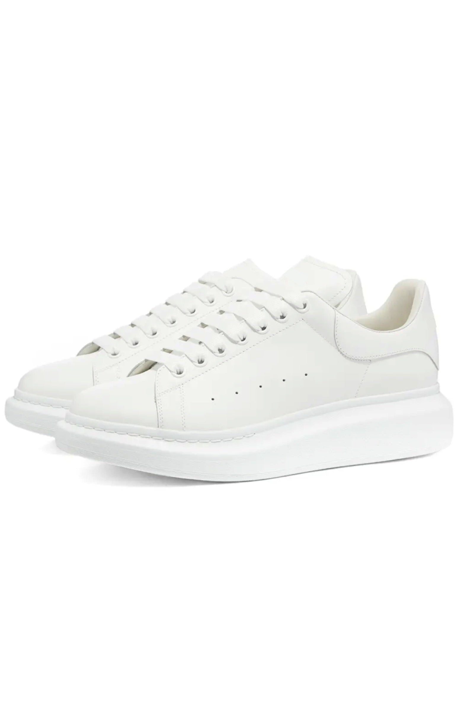 Thick Sole Trainers White/ White