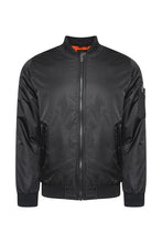 Load image into Gallery viewer, Jackets - Bergen Padded Bomber MA1 Jacket Black