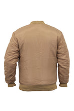 Load image into Gallery viewer, Jackets - Boxter Padded Bomber MA1 Jacket Sand