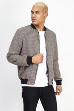 Load image into Gallery viewer, Check Bomber Jacket