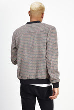 Load image into Gallery viewer, Check Bomber Jacket