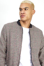 Load image into Gallery viewer, Check Bomber Jacket