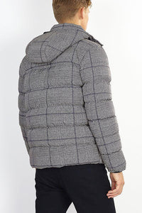 Jackets - Check Puffer Grey