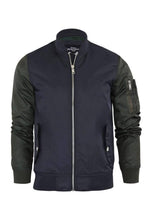 Load image into Gallery viewer, Contrast Bomber Jacket Navy