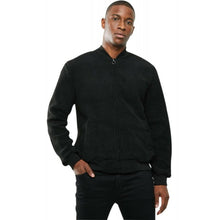 Load image into Gallery viewer, Jackets - Fleece Bomber Jacket Black