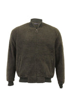 Load image into Gallery viewer, Jackets - Fleece Bomber Jacket Khaki