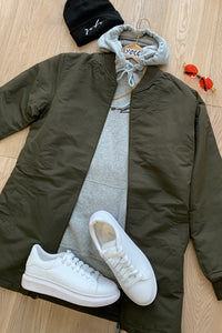 Longline MA1 Jacket Khaki