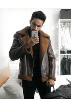 Load image into Gallery viewer, Jackets - Lux Pilot Jacket Brown
