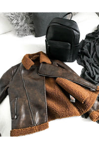 Jackets - Lux Pilot Jacket Brown