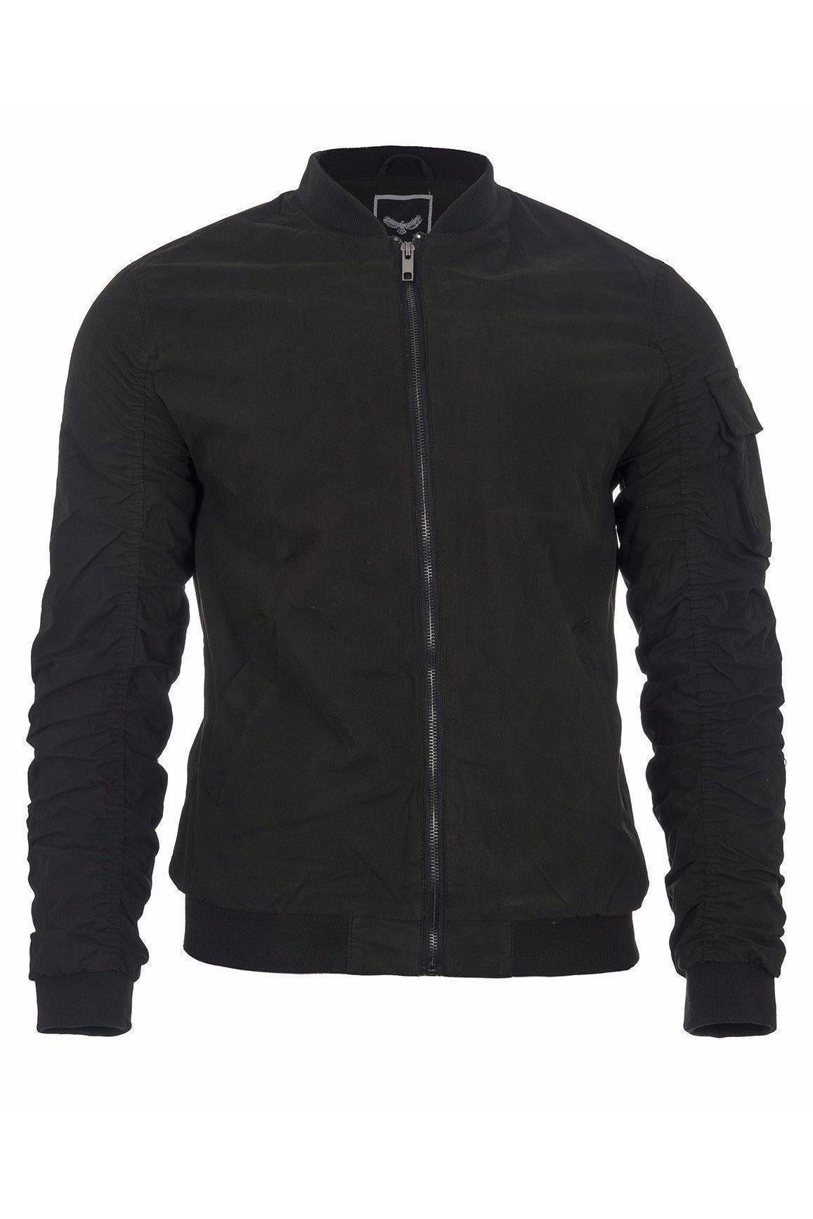 Jackets - Parachute Bomber MA1 Jacket Black