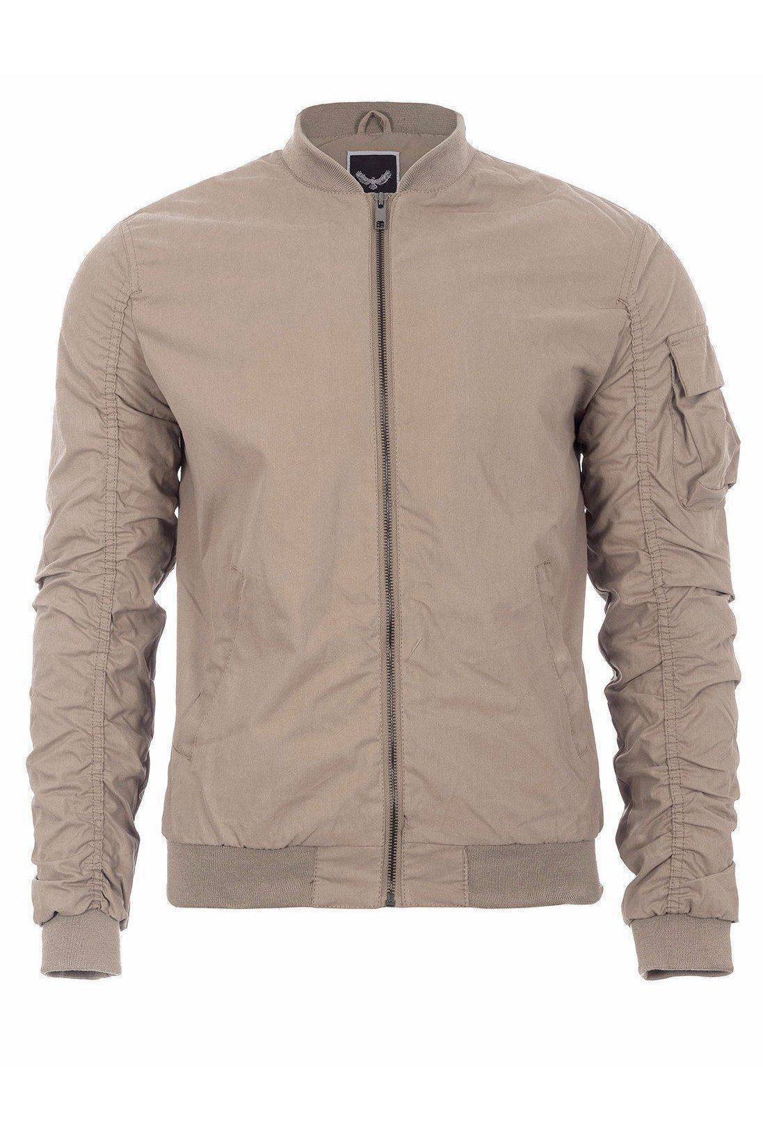 Jackets - Parachute Bomber MA1 Jacket Stone