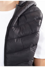 Load image into Gallery viewer, Puffer Gilet Black