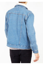 Load image into Gallery viewer, Sherpa Denim Jacket