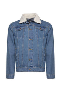Jackets - Sherpa Denim Jacket (removable Collar)