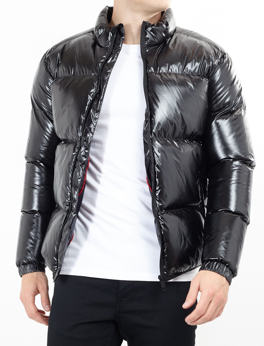 Jackets - Shiny Puffer Black