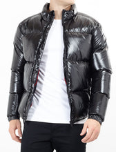 Load image into Gallery viewer, Jackets - Shiny Puffer Black