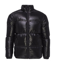 Load image into Gallery viewer, Jackets - Shiny Puffer Black