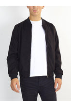 Load image into Gallery viewer, Suede Bomber Jacket Black