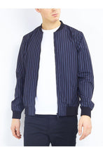Load image into Gallery viewer, Vertical Stripe Bomber Jacket