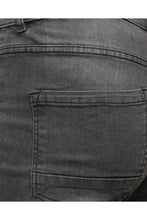 Load image into Gallery viewer, Jeans - Skinny Washed Ripped Knee Jeans Charcoal