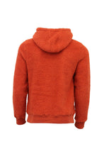 Load image into Gallery viewer, Sherpa Fleece Hoodie Orange
