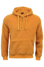 Load image into Gallery viewer, Sherpa Fleece Hoodie Yellow