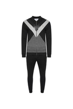Load image into Gallery viewer, Jersey - Skinny Tracksuit V Black
