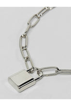 Load image into Gallery viewer, Padlock Pendant Silver