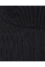 Load image into Gallery viewer, 0 Muscle Fit Ribbed Turtle Knit Black