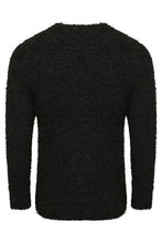 Load image into Gallery viewer, Knitwear - Brushed Soft Touch Fleece Jumper Black
