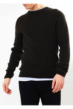 Load image into Gallery viewer, Knitwear - Crew Jumper Black Layer