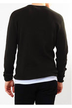 Load image into Gallery viewer, Knitwear - Crew Jumper Black Layer