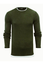 Load image into Gallery viewer, Knitwear - Crew Jumper Khaki Layer